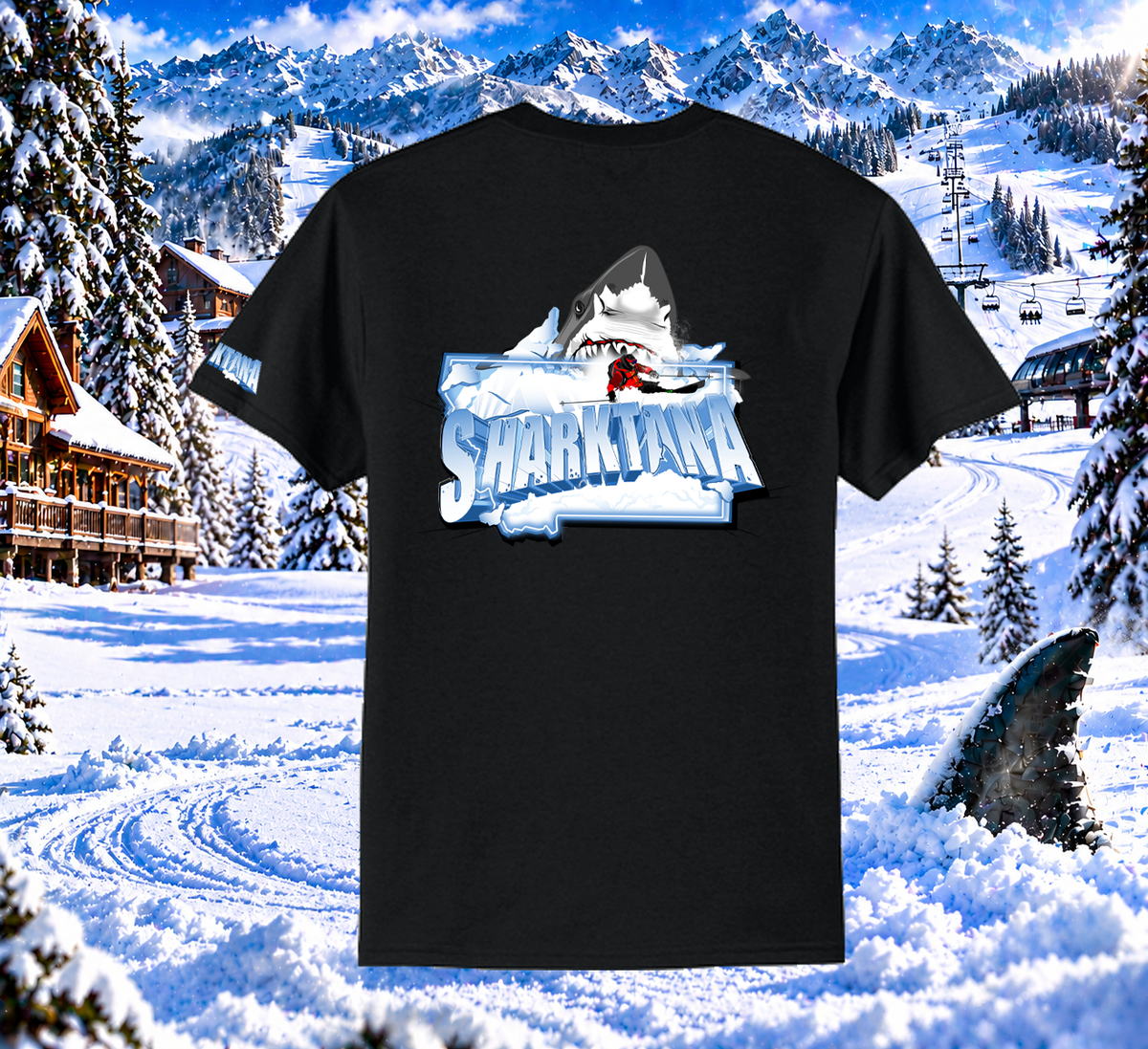 SHARKTANA Official Movie Graphic T-Shirt