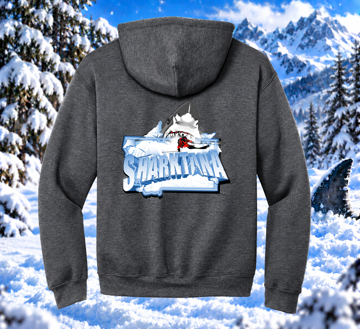 Sharktana Hoodies, Casual Comfortable Pullover Classics for Daily Wear