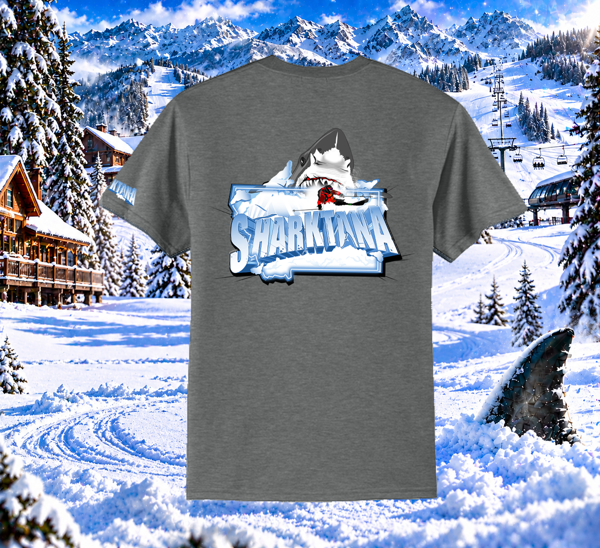 SHARKTANA Official Movie Graphic T-Shirt
