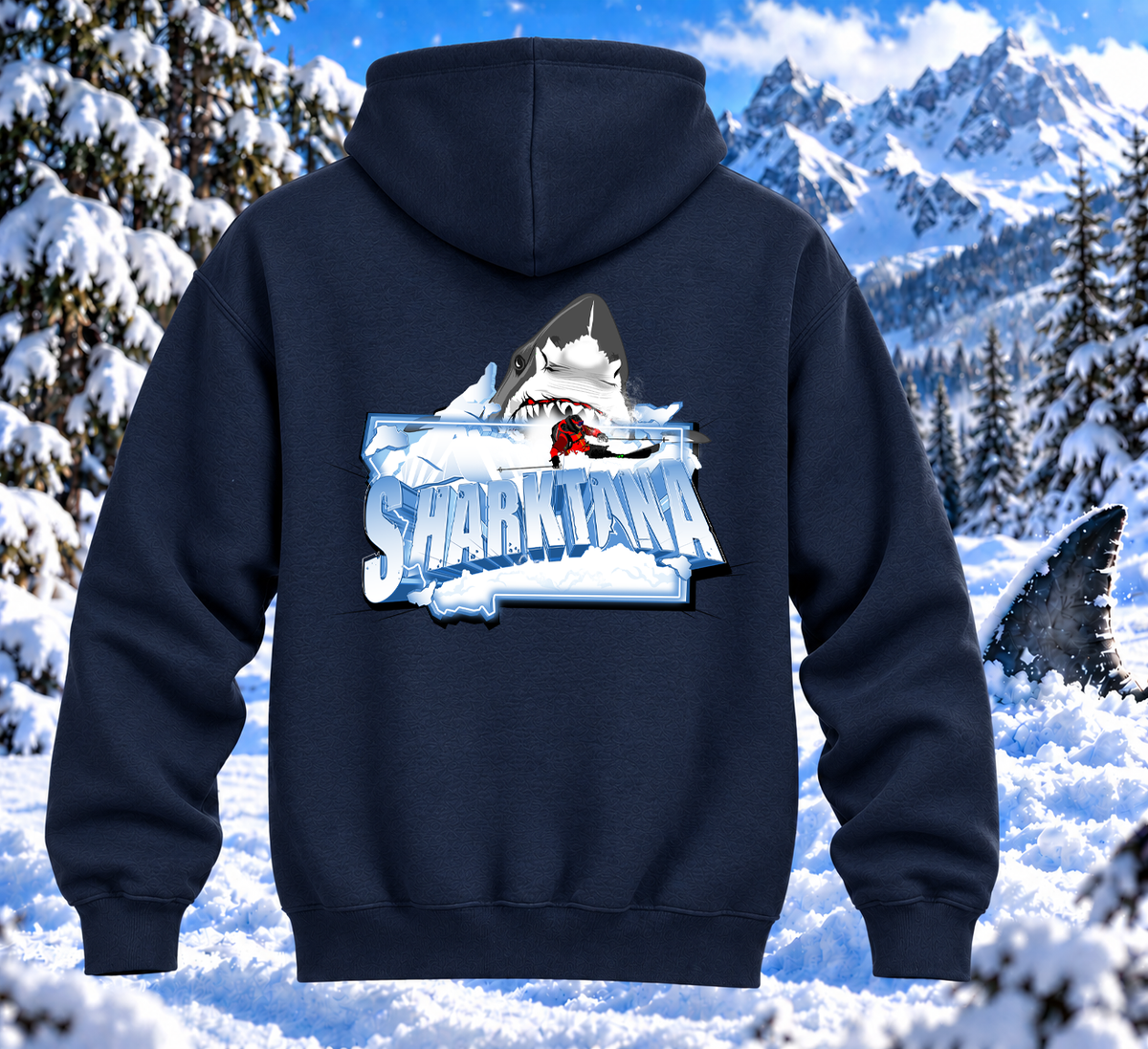 Sharktana Hoodies, Casual Comfortable Pullover Classics for Daily Wear
