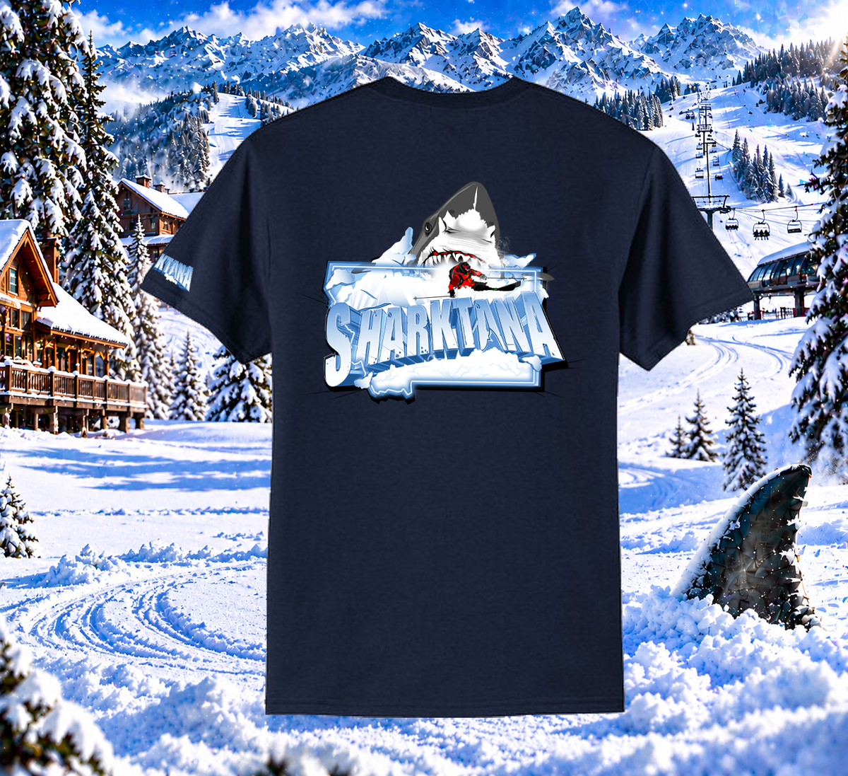SHARKTANA Official Movie Graphic T-Shirt