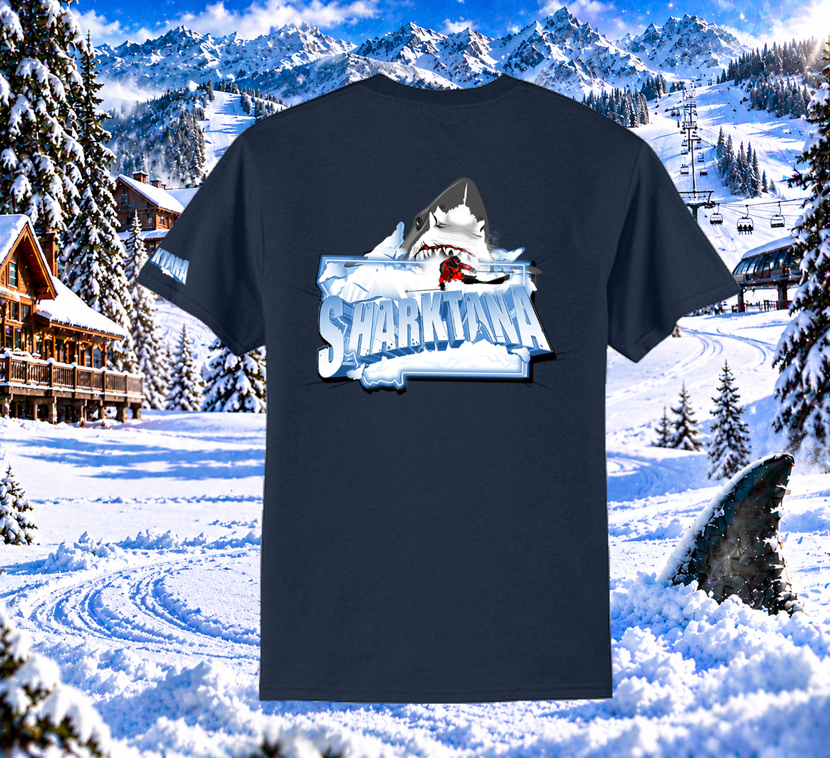 SHARKTANA Official Movie Graphic T-Shirt