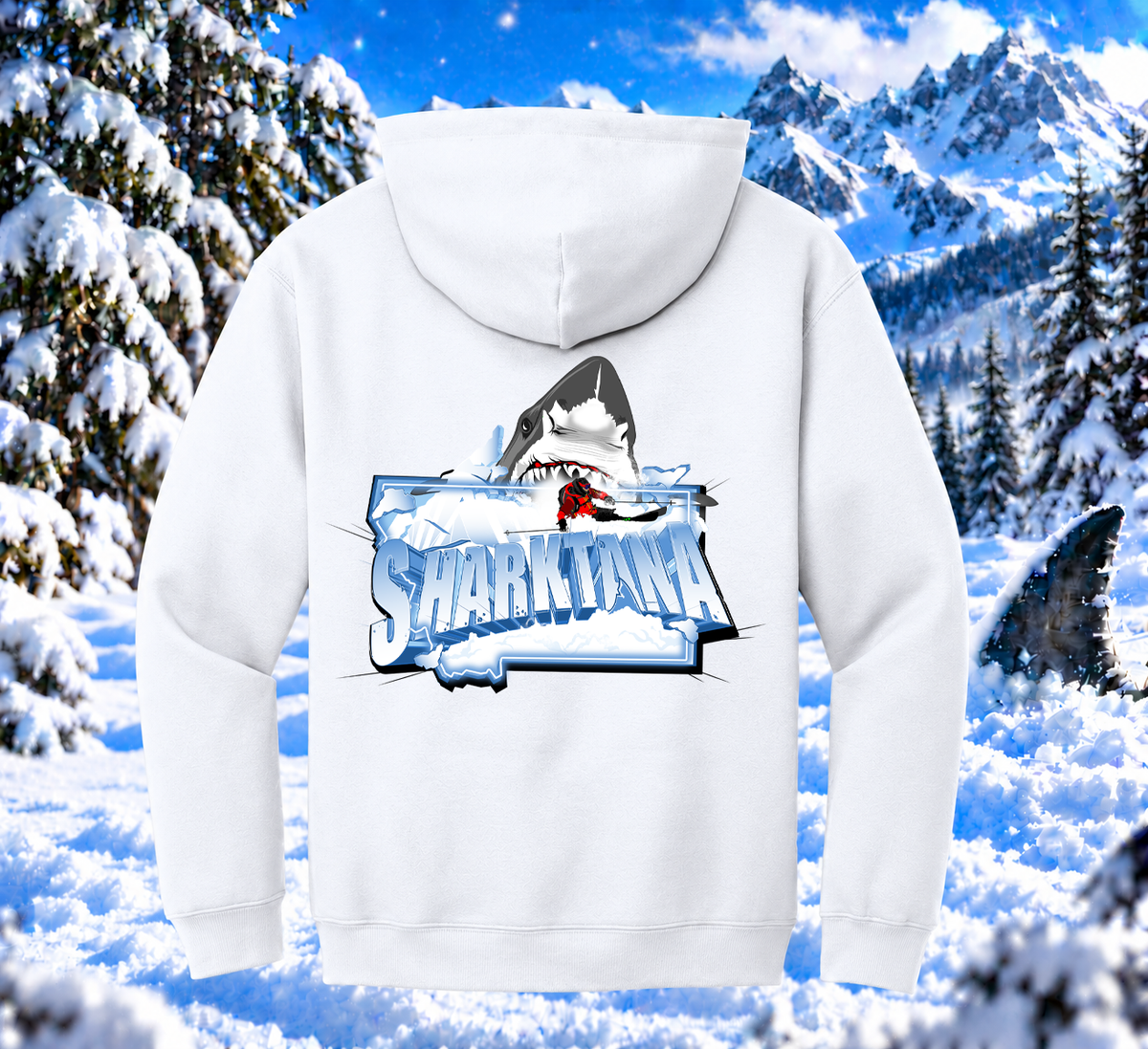 Sharktana Hoodies, Casual Comfortable Pullover Classics for Daily Wear