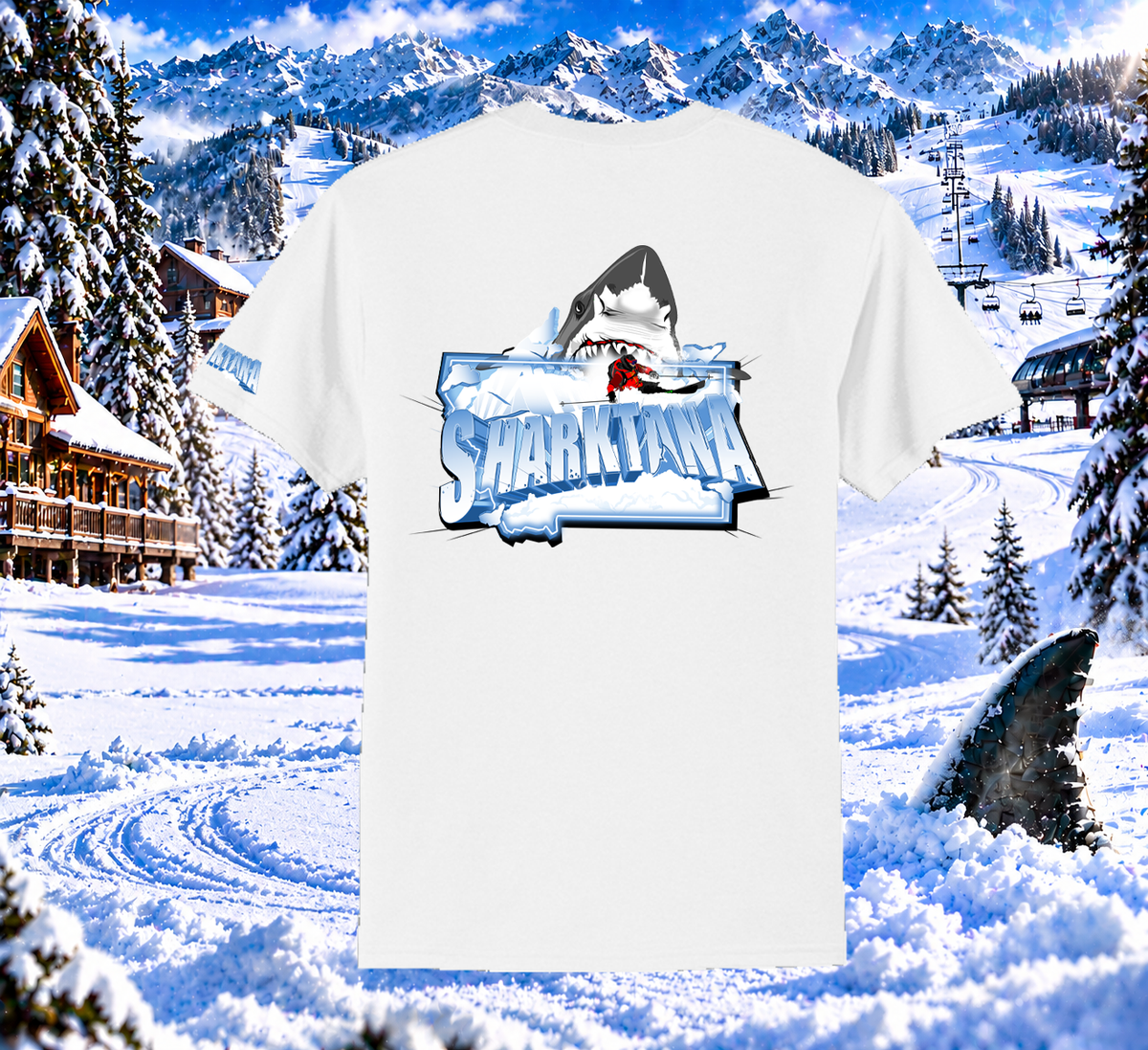 SHARKTANA Official Movie Graphic T-Shirt